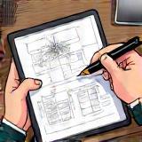 Illustration of the design process sketch